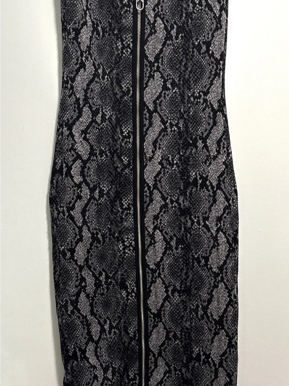 Michael Kors NWOT Snake-Print Bodycon Midi Dress xs s m